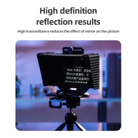 Mini Téléprompteur Pronstoor T3 pour Téléphone Enregistrement DSLR Portable Téléprompteur Mobile Outil Vidéo avec Télécommande