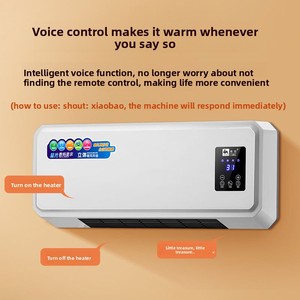 Calentador Eléctrico Inteligente Camel con Control <span class=keywords><strong>de</strong></span> Temperatura, Control Remoto por Voz, Montaje en <span class=keywords><strong>Pared</strong></span>, Impermeable, para Baño - Product Image 2
