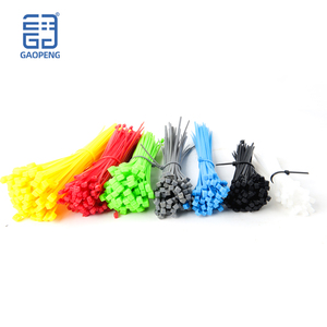 Gaopeng 100PCS Attaches de câble colorées autobloquantes résistantes aux UV Attaches de câble en plastique PA66 - Product Image 1