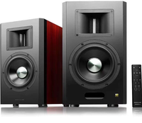Enceinte active Airpulse A300pro, connexion sans fil BT 5.0, tweeter 10W+10W, télécommande / possibilité d'acheter 1 paire de produits