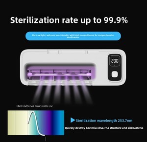 Esterilizador automático de cepillos de dientes, esterilización UVC, secado turbo, operación con un solo botón, herramienta esterilizadora portátil para viajes, hogar y baño - Product Image 3