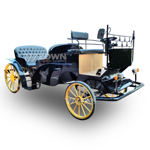 Lightweight Portable Horse Carriage Compact Sightseeing Vehicle for <b>Small</b> Park Scenic Spot Tour - Product Image 4