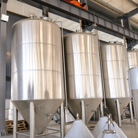 Cuve de Fermentation Industrielle Tonsen 100HL-500HL, Unitank Conique Encaissé Grande Capacité 10000L pour Brasserie Artisanale