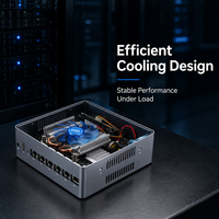 Mini Computadora de Escritorio Q70600G6, CPU Intel Core I3 I5 I7 de 6ª, 7ª, 8ª y 9ª Generación, 6 Puertos LAN Gigabit Intel I210-AT, Firewall, Mini PC