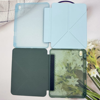 4 Katlı PU Deri Kapaklı Kitap Tipi Kılıf, Kalem Yuvası ve Isı Dağıtıcı TPU Kılıf ile ipad 10.9 İnç Tablet Kılıfı