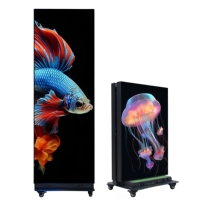 Écran d'affichage LED d'intérieur portable HD P1.536 GOB pliable pour la publicité dans les ascenseurs et les magasins de détail