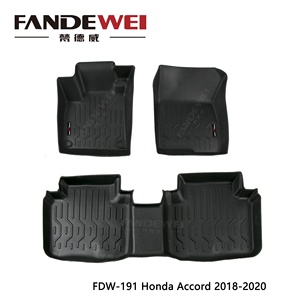 Alfombrillas 3DTPV para Auto, Todo Clima, <span class=keywords><strong>Precio</strong></span> Directo de Fábrica, Borde Elevado, Revestimiento 3D para <span class=keywords><strong>HONDA</strong></span> <span class=keywords><strong>Accord</strong></span> 5 Asientos 2018-2020 - Product Image 1