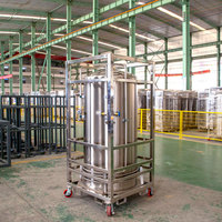 Réservoir d'hydrogène cryogénique Runfeng 500L bouteille de gaz liquide isolée cryogénique Dewars