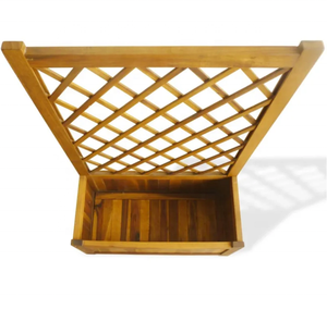 Fioriera da Giardino <span class=keywords><strong>in</strong></span> <span class=keywords><strong>Legno</strong></span> SenGong, Grande Vaso per Piante da Esterno <span class=keywords><strong>con</strong></span> Graticolato per Piante Rampicanti - Product Image 3