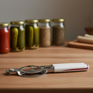 Abridor de tapas Leifheit Comfortline, herramienta de cocina de acero inoxidable para abrir frascos fácilmente - Product Image 3