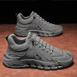 Chaussures décontractées pour hommes, couleur unie, quatre saisons, antidérapantes et résistantes à l'usure, baskets pour jeunes - Product Image 4