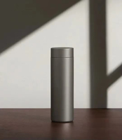 Gourde isotherme légère en titane avec filtre à thé, isolation thermique de 6 à 12 heures, tasse cadeau pour le camping en plein air