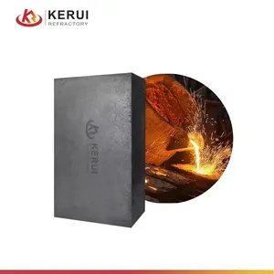 Kerui 1800 Degrees Refractory Magnesia Carbon Bricks For Steel Plants