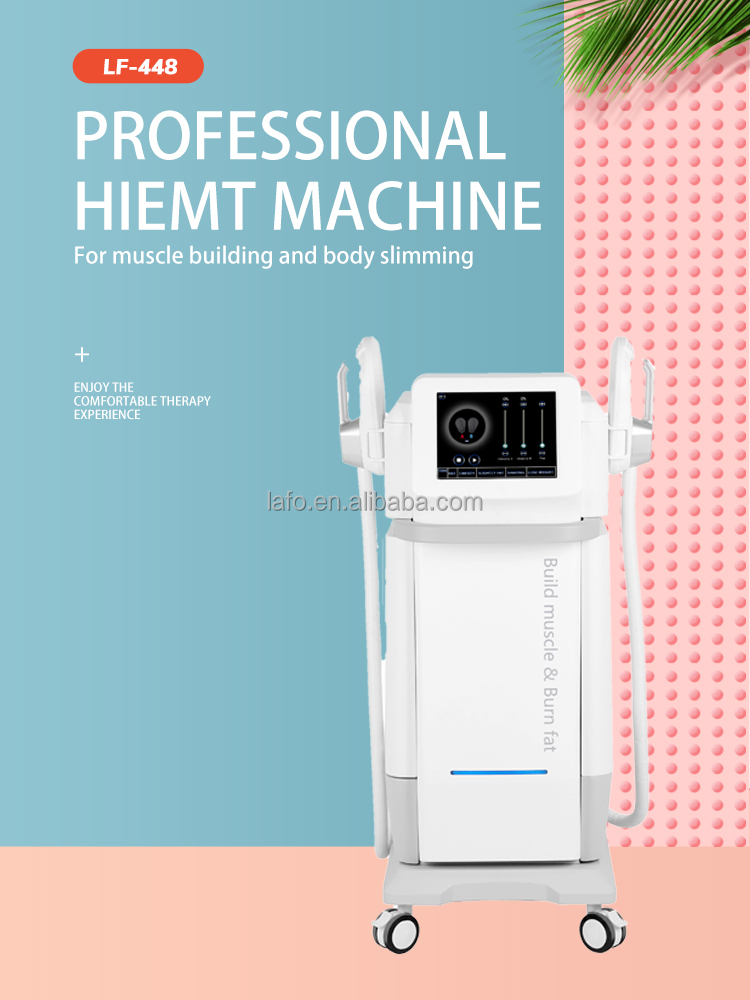 Non Invasive Electromagnetic Beautiful Muscle hiemt RF fat contouring slimming muscle stimulation LF-448C