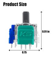 Lot de 10 joysticks électromagnétiques TMR de remplacement pour manette PS5, module de capteur analogique 3D pour manettes PS4, Xbox One et Elite