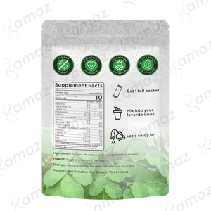Poudre d'extrait de Moringa oleifera séchée Amaz, haute qualité, vente en gros, meilleur prix, naturel, biologique, prix en vrac, poudre de feuilles de Moringa - Product Image 6