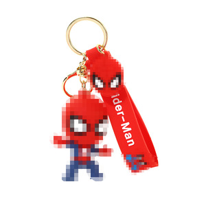Portachiavi in Silicone di <span class=keywords><strong>Spider</strong></span>-<span class=keywords><strong>Man</strong></span> dell'Universo <span class=keywords><strong>Marvel</strong></span>, Ciondolo Figurina per Auto e Borsa, Regalo di Natale, Giocattolo Trendy Prodotto in Cina - Product Image 5