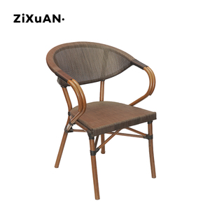 Mobilier <span class=keywords><strong>de</strong></span> <span class=keywords><strong>jardin</strong></span> extérieur français en fonte d'aluminium moderne, chaise <span class=keywords><strong>de</strong></span> café <span class=keywords><strong>de</strong></span> <span class=keywords><strong>jardin</strong></span> en rotin pe <span class=keywords><strong>de</strong></span> bistrot personnalisé en promotion - Product Image 5