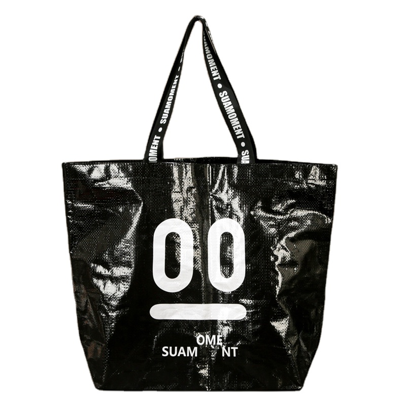 Reusable Polypropylene Packaging Laminated Eco carry Woven printed Laminated Woven Bag For Shopping