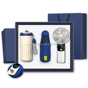 Speciale hete zomer bruiloft souvenirs promotie cadeau mok capsule paraplu opvouwbare ventilator cadeauset voor gasten - Product Image 3