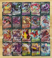 Version Française de 100 Cartes pour Jeu de Cartes à Collectionner Pokémon TCG V Vmax Étincelant Imprimé sur Papier