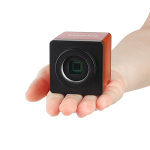 กล้องจุลทรรศน์วิดีโออุตสาหกรรม ความละเอียดสูงแบบ Full HD 13MP 2K 1080P 60FPS VGA พร้อมแว่นขยายสำหรับ PC PCB IC ใช้สังเกตการณ์และซ่อมแซม - Product Image 5