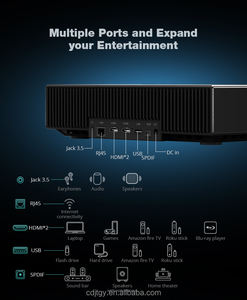 Proyector DLP LCD D068 de última generación, 1080P, ultra corta distancia, con altavoces integrados, portátil, para películas, Android 11, 3D, para el hogar. - Product Image 5