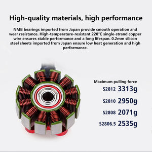 High Power FPV Brushless Motor 1100KV 1180KV 1300KV 1500KV Spare Accessories For <b>RC</b> Quadcopter Multicopter Airplane FPV <b>Drone</b> - Product Image 4