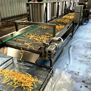 Línea de Producción de Papas Fritas y Chips de Patata Totalmente Automática para Vegetales y Mariscos, Alta Capacidad, Material SUS304 - Product Image 1