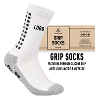 Chaussettes de football antidérapantes pour enfants et jeunes, avec technologie de grip, personnalisables (manchette/corps/semelle), haute durabilité, séchage rapide