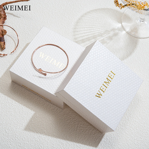 Unique Luxury Custom Logo White Cardboard Paper Jewelry Packaging <b>Box</b> for Ring <b>Earring</b> Necklace Bracelet <b>Gift</b> - Product Image 2
