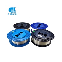 En stock: Fibra óptica G657A2 de 200um 250um, rollo de 50.4KM, bobina óptica desnuda de 60.4KM, fibra óptica monomodo desnuda para drones FPV