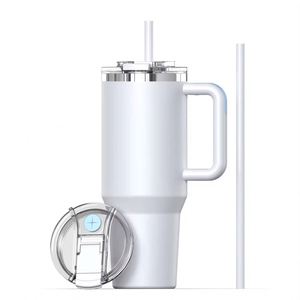 2026 Tumbler 40oz Leak-proof Screw-on <b>Lid</b> for Stainless Steel Travel Tumbler <b>Cup</b> Travel Mugs - Product Image 5