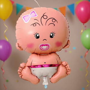 Palloncino in lamina per decorazioni per feste, colorato, resistente, per occasioni speciali, design per bambina - Product Image 2