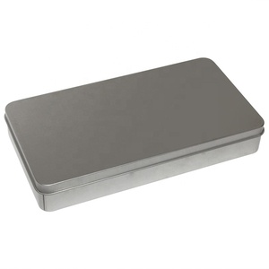 Premium rectangular metal tin gift box for cookie biscuit tea
