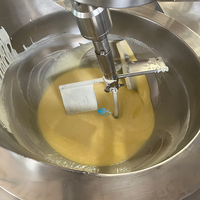 Olla Industrial a Vapor con Calentamiento Indirecto para Producción de Mermelada, Salsas y Dulces, Olla de Cocción Automática con Agitador