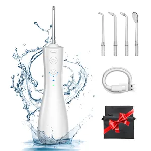 CE Certificate Professional Oral Cleaner Waterproof Rechargeable Portable Dental Water Jet Irrigator With Massage Function