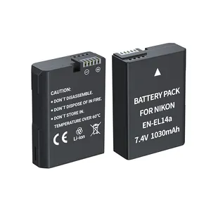 Batterie de caméra D3100 D3200 D3300 D5100 D5200 D5300 batterie numérique Li-ion Rechargeable haute capacité 900Mah pour caméra vidéo