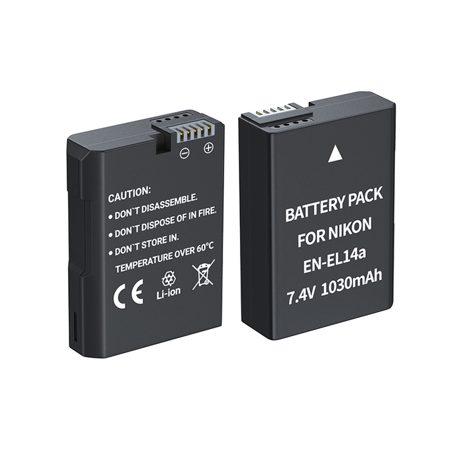 Camera Battery D3100 D3200 D3300 D5100 D5200 D5300 High Capacity Rechargeable 900Mah Li-ion Digital Battery for Video Camera