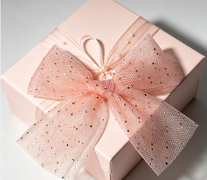 <span class=keywords><strong>Fiocco</strong></span> in <span class=keywords><strong>Tulle</strong></span> Glitterato per Decorazione di Abbigliamento e Scarpe, Fermagli per Capelli per Bambini, Confezioni Regalo, Dimensioni Personalizzate, MOQ 2000 Pezzi - Product Image 3