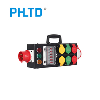 Boîtier de distribution d'alimentation pour contrôleur d'éclairage de scène rectangulaire PHLTD, équipement de distribution, distributeur, voltmètre triphasé de haute qualité