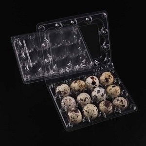 Kostenlose Muster Günstige Großpackung Kunststoff 12er Wachtelei-Träger Kartonbox Behälter mit Griff Individuell Bedruckte Verpackungsetiketten - Product Image 1