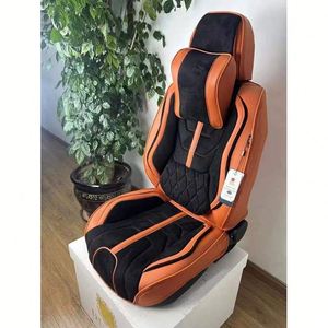 Housse de siège de voiture 5 pièces en cuir Nappa respirant toutes saisons, style professionnel/luxe, en lin, kits intérieurs élégants universels - Product Image 2