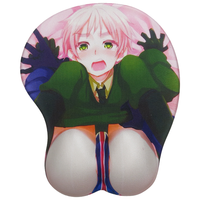 Tapis de souris 3D ergonomique, repose-poignet, Sexy, pour hommes, en Gel, inspiré du dessin animé, 1 pièce