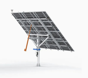 Sistema di Inseguimento Solare a Asse Singolo Inclinato per Pannelli Fotovoltaici, Prodotto in Cina, con Carico Vento >=18m/s e Carico Neve 1.4KN/m2 - Product Image 3