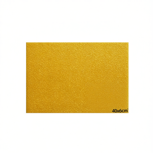 Foglio di Schiuma EVA Ilan 40x60cm Giallo Glitterato Materiale per Artigianato - Product Image 2