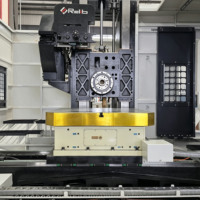 Centre d'usinage horizontal haute précision HMC1000S pour travaux lourds, déplacement 1800/1300/1000 mm, table rotative 1000x1000 mm, GSK/FANUC