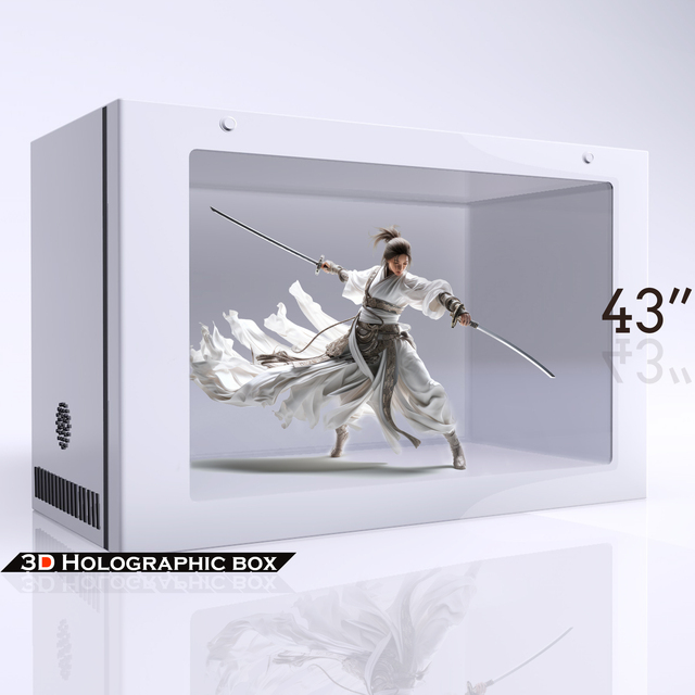 Hologram Interactive Showcase Box Touchscreen Technology Holographic Display