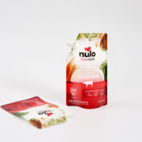 Pochette à bec verseur personnalisée de 500 ml avec thermoscellage pour l'emballage d'aliments chauds, de bouillon d'os et de liquides