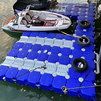 Ponton flottant modulaire en plastique pour jet ski, bateau, à bas prix